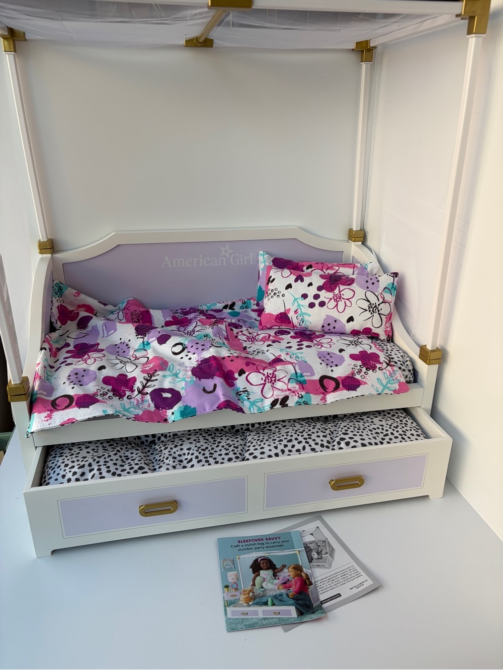 American Girl Truly Me Room for‎ Two Canopy Trundle Bed Set